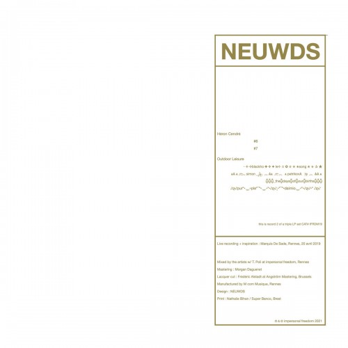 Neuwds Vol.2 (LP) limited edition